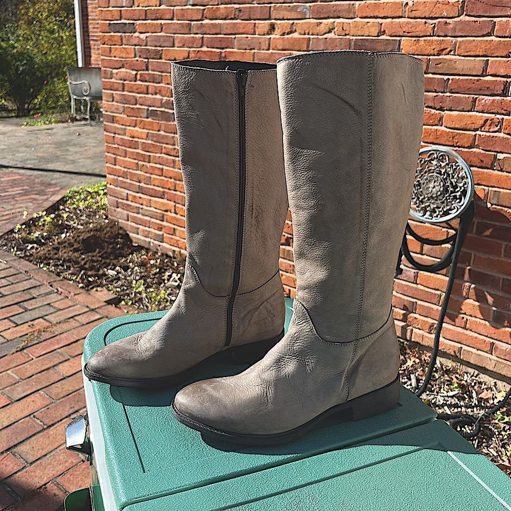 Lavorazione Artigiana Tall Leather Boots